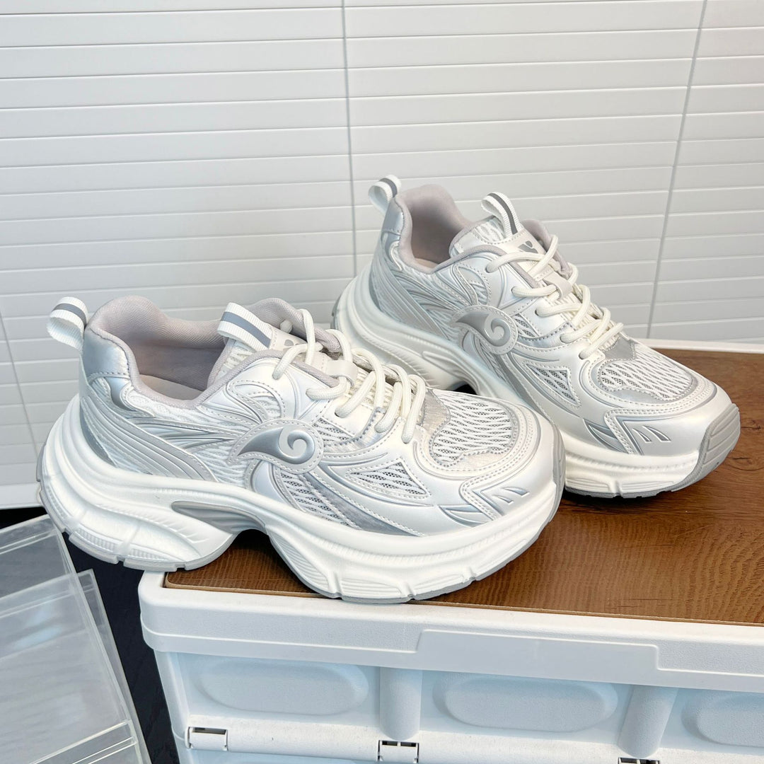 Damen Sportliche Sneakers mit atmungsaktivem Mesh und dämpfendem Design EB