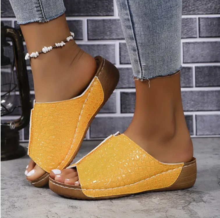 Damen Komfortable Clogs mit Glitzer-Design und anatomischem Fußbett EB