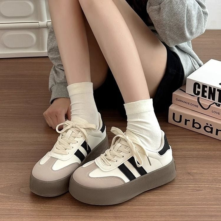 Damen Sneakers mit atmungsaktivem Obermaterial und rutschfester Laufsohle EB