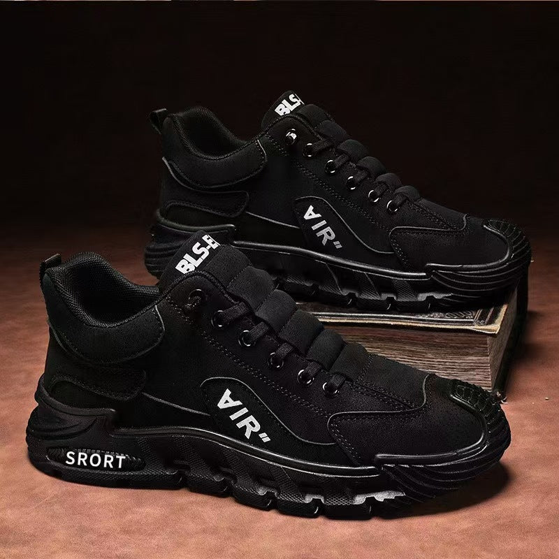 Damen Komfortable und modische Sneaker mit stoßdämpfender Sohle EB