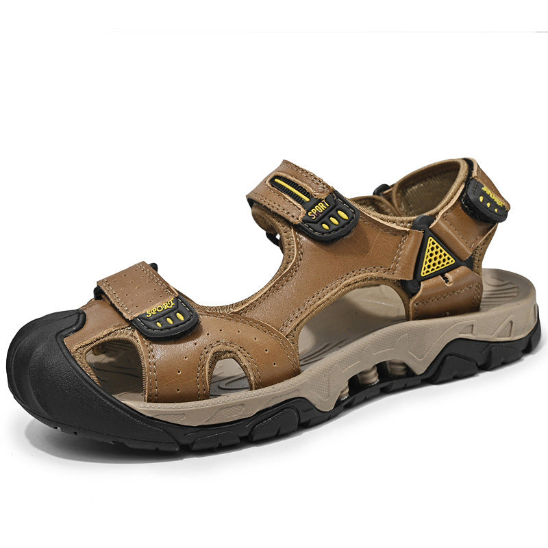 Herren Sportliche Freizeitsandalen mit einem praktischen Klettverschluss und rutschfester Sohle EB