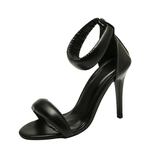 Damen Elegante High Heel Sandalen mit geschmeidigem Riemen und modernem Design EB