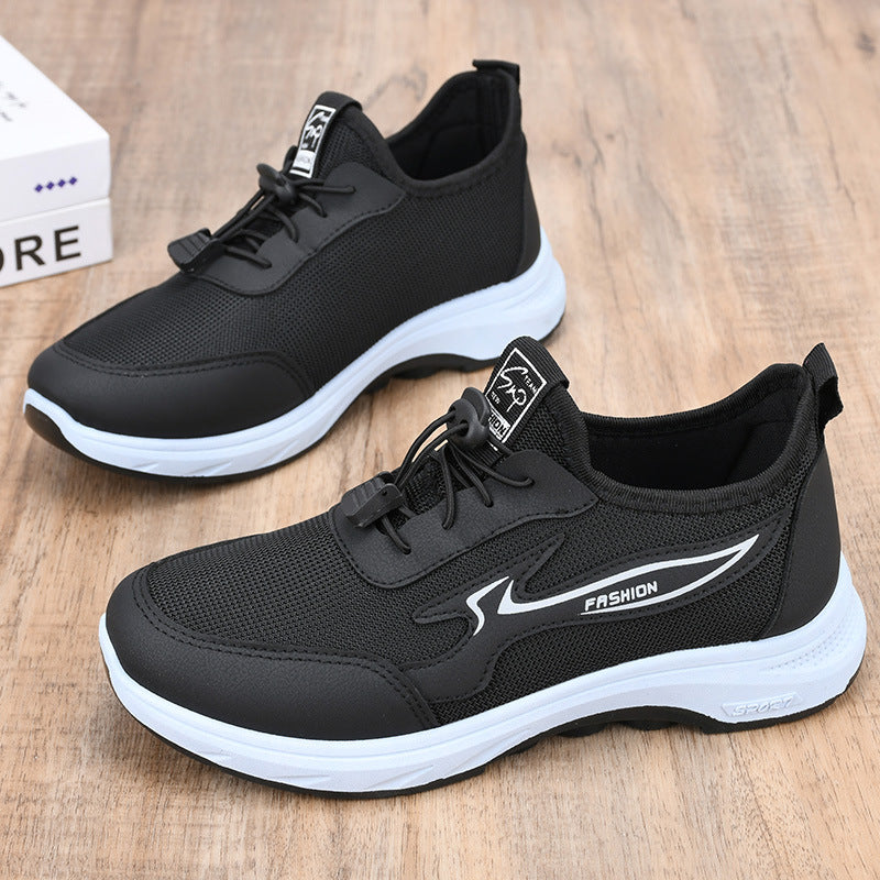 Damen sportliche Lauf-Sneaker mit flexibler Sohle und schnellschnür-System EB