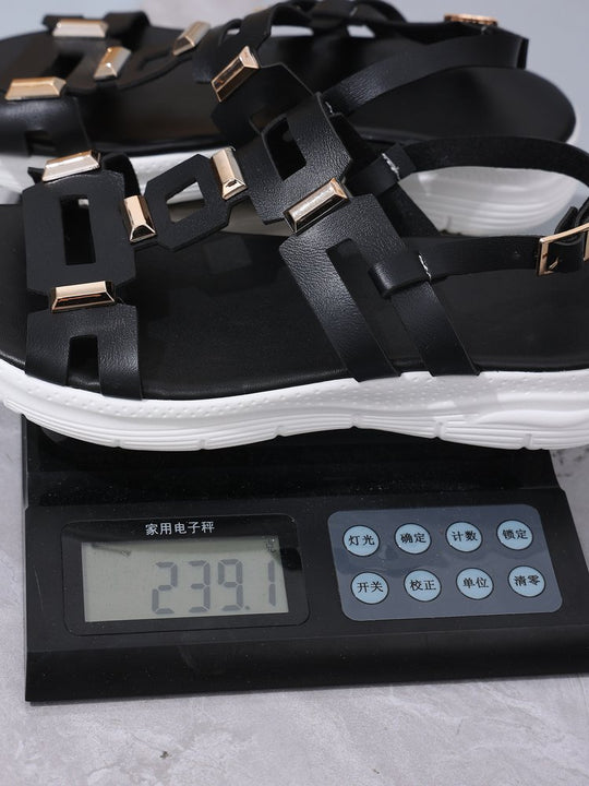 Damen Freizeitsandalen mit eleganten Schnallen EB