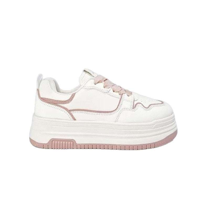 Damen Komfortable Sneaker mit modischer Plateausohle EB