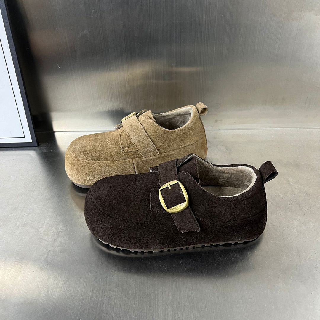 Damen Clogs mit praktischem Schnallenverschluss und bequemem Innenfutter EB