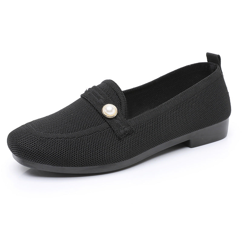 Damen Bequeme Slip-On Loafers mit modischem Detail EB