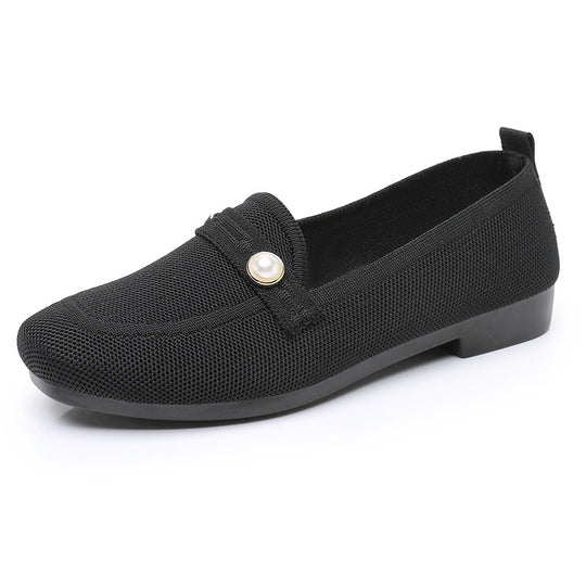Damen Bequeme Slip-On Loafers mit modischem Detail EB