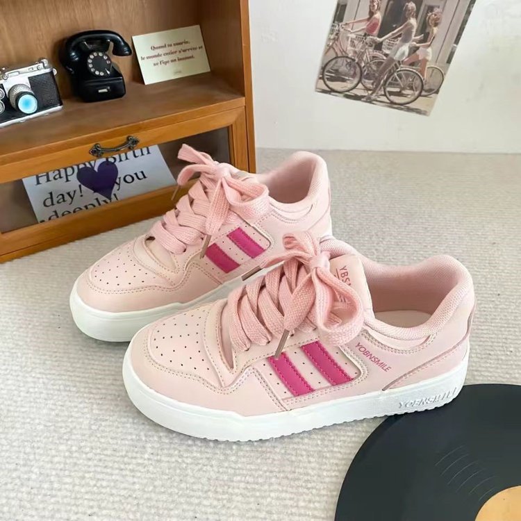 Damen Sportliche Sneaker mit atmungsaktivem Obermaterial und modischer Schnürung EB
