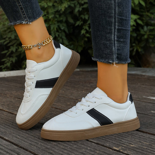 Damen Komfortable Freizeitsneaker mit rutschfester Sohle und modischem Design EB