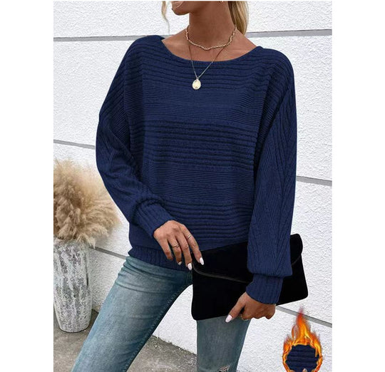 Damen Pullover mit strukturiertem Muster EB