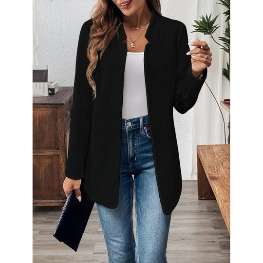Damen Elegante Jacke im modernen Schnitt mit strukturiertem Design EB