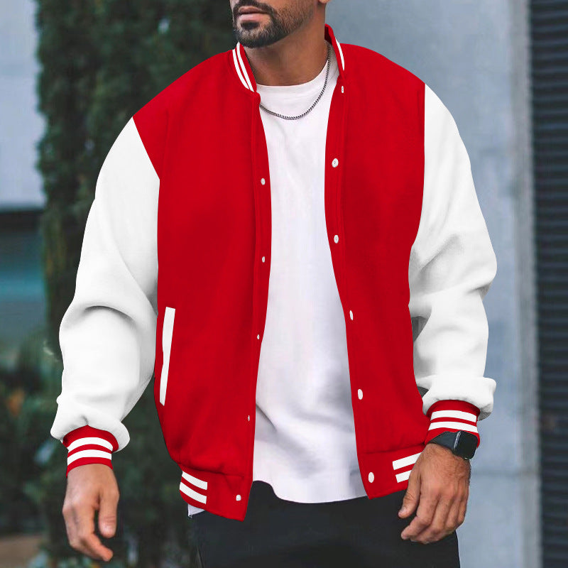 Herren Sportliche Collegejacke EB