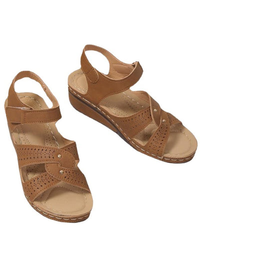Damen Komfortable und elegante Keil-Sandalen EB