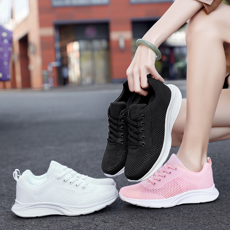 Damen Atmungsaktive und flexible Sneakers mit rutschfester Sohle EB