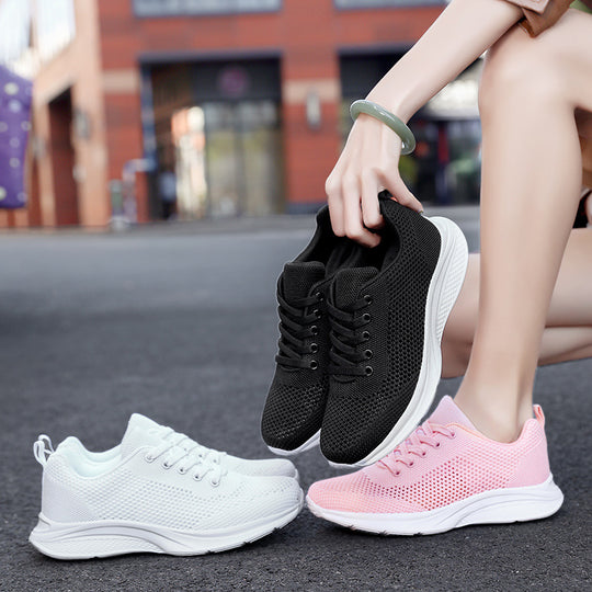 Damen Atmungsaktive Freizeitsneaker mit flexiblem Mesh-Obermaterial EB