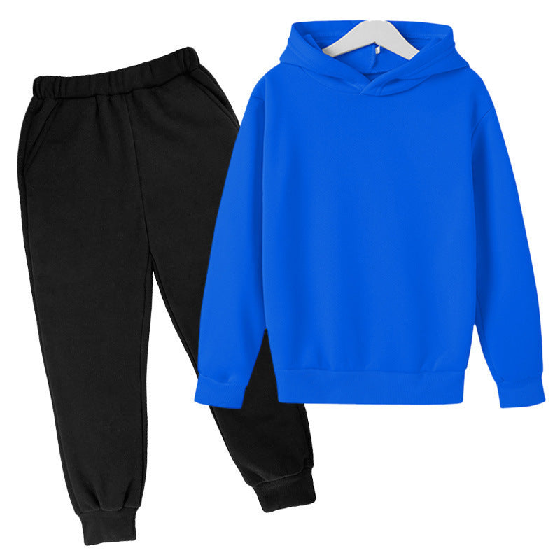 Unisex nan komfortables Hoodie und Jogger Set aus French Terry mit elastischem Bund und Rippbündchen EB