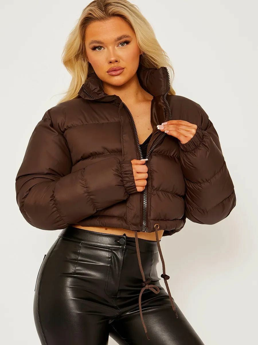 Damen trendige kurze Steppjacke EB