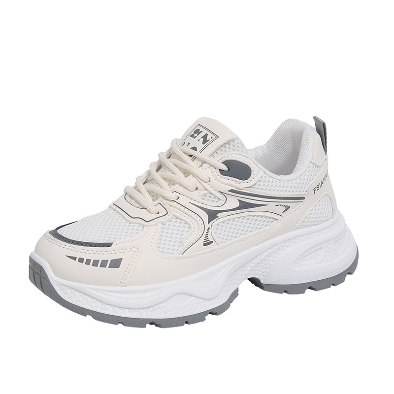 Damen Trend Sneakers mit atmungsaktivem Mesh-Obermaterial und dämpfender Sohle EB