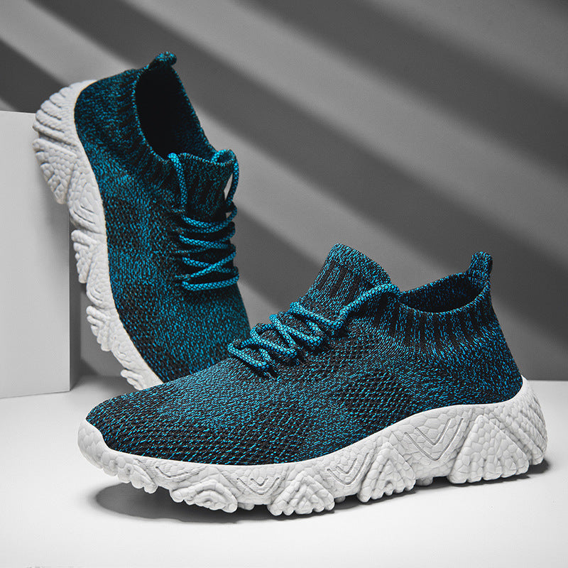 Unisex nan urbaner Strick-Schlupfsneaker mit sockenhaftem Schaft und markanter Profilsohle EB