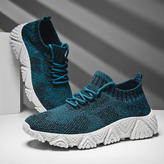 Unisex nan urbaner Strick-Schlupfsneaker mit sockenhaftem Schaft und markanter Profilsohle EB