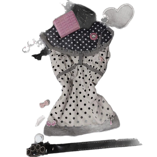 Damen Charmantes Polka-Dots Top EB