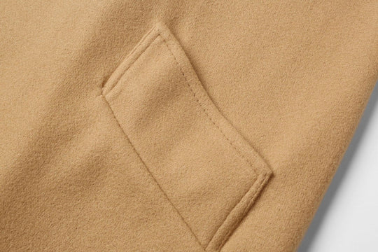 EB | Langer Doppelt Knöpfbarer Woll-Look-Mantel für Frauen