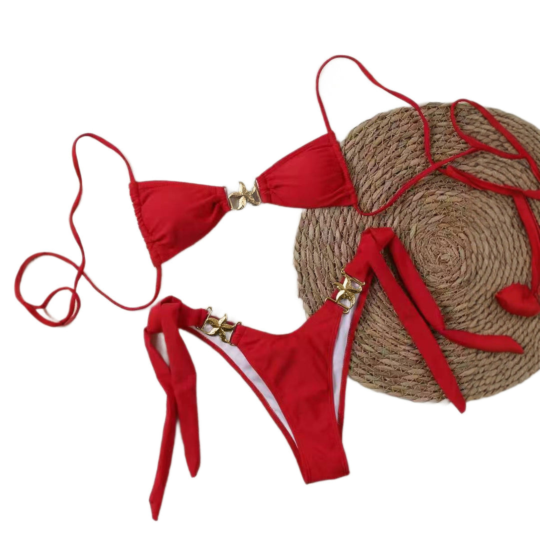 Damen Bikini-Set mit eleganten Schnallen EB