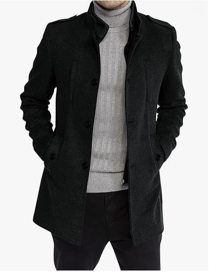 Herren stilvolle Übergangsjacke mit modernem Schnitt und praktischen Taschen EB