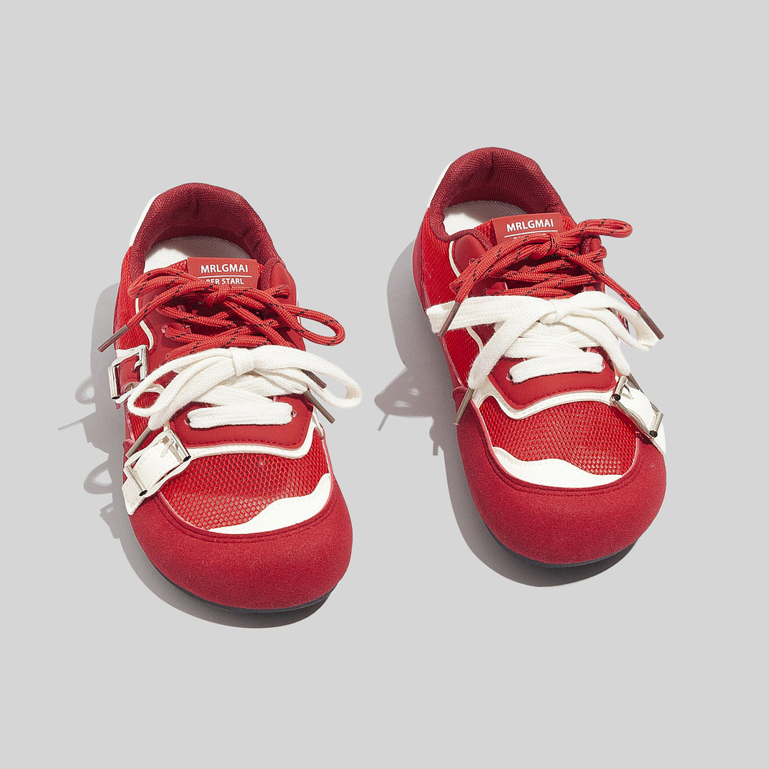 Damen Sportliche Schnürschuhe mit innovativem Verschlusssystem und atmungsaktivem Design EB