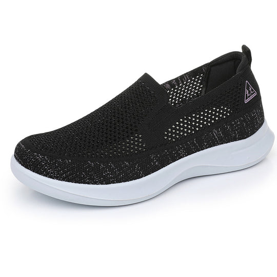 Damen Atmungsaktive Slip-On Sneakers mit flexiblem Komfort EB