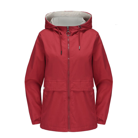 Damen modische Freizeitjacke mit verstellbarem Bund EB