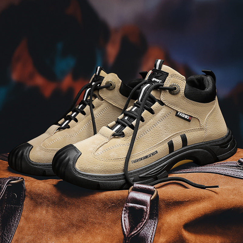 Damen Sportliche High-Top Sneakers mit rutschfester Sohle und dämpfendem Innenmaterial EB