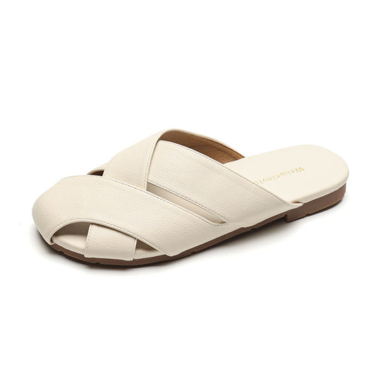Damen elegante Clogs mit geschmackvollem Riemendesign EB