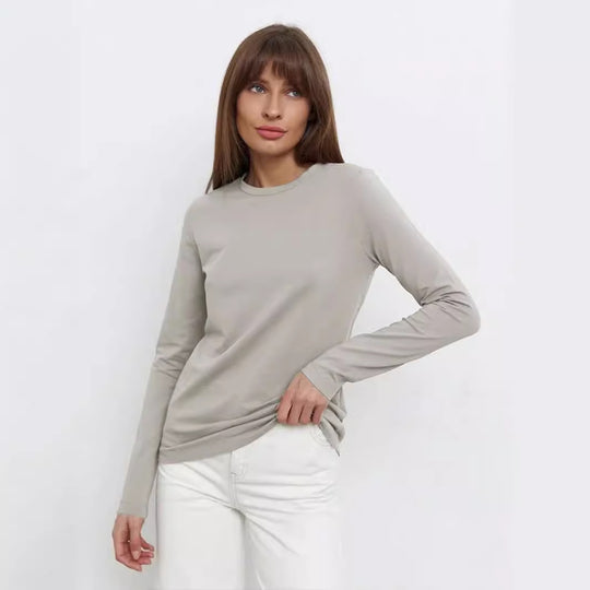 Damen Langarmshirt mit modernem Schnitt und figurfreundlicher Passform EB