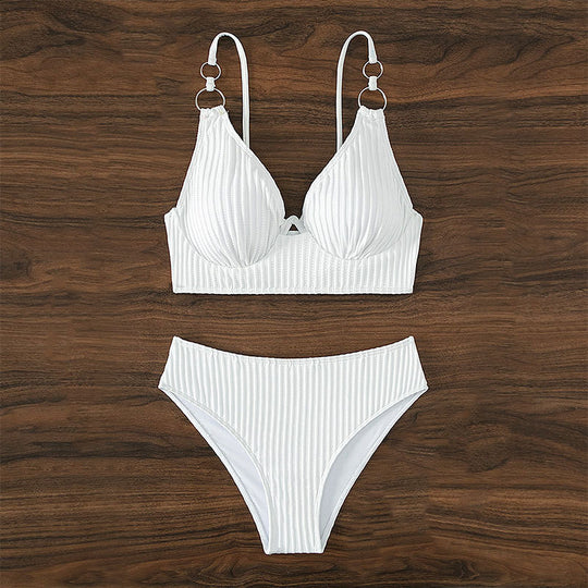 Damen Triangel-Bikini mit schickem Ringdetail EB