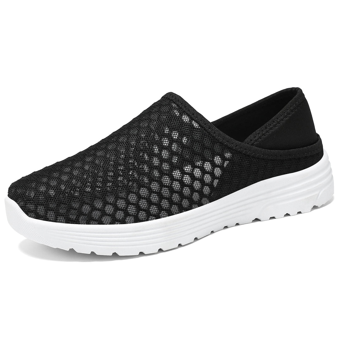 Damen Atmungsaktive Slip-On Sneakers mit flexibler Sohle EB