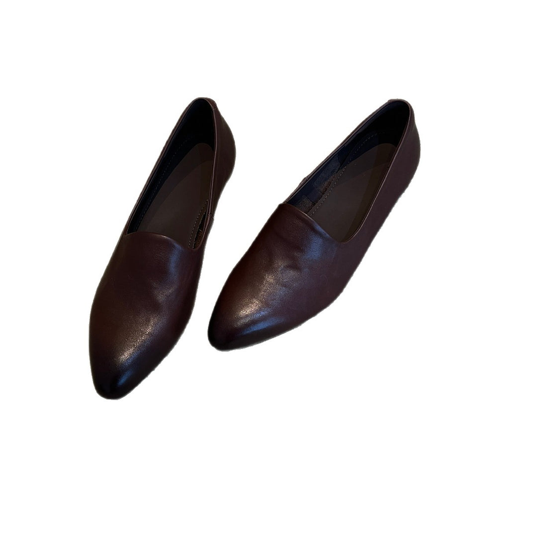 Damen elegante Slippers mit spitz zulaufendem Design und bequemem Fußbett EB
