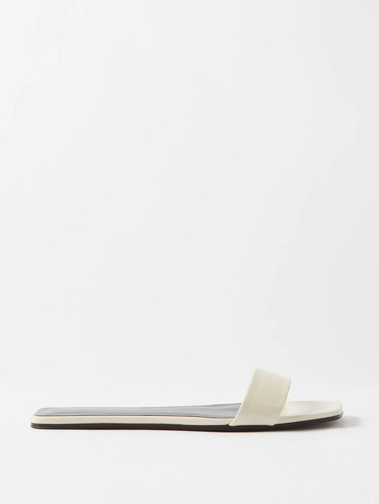 Damen Offene Mules mit breitem Riemen und elegantem Design EB