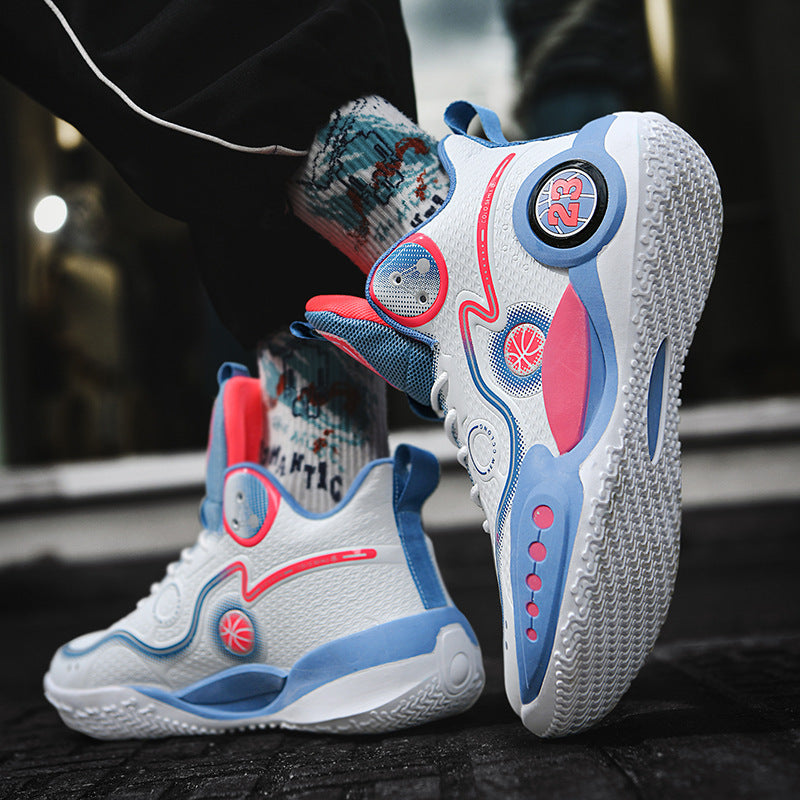 Damen Basketball Sneakers mit innovativem Dämpfungssystem und rutschfester Sohle EB