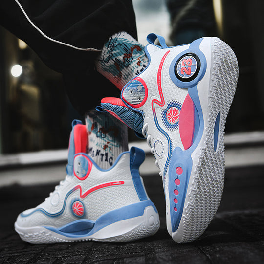 Damen Basketball Sneakers mit innovativem Dämpfungssystem und rutschfester Sohle EB