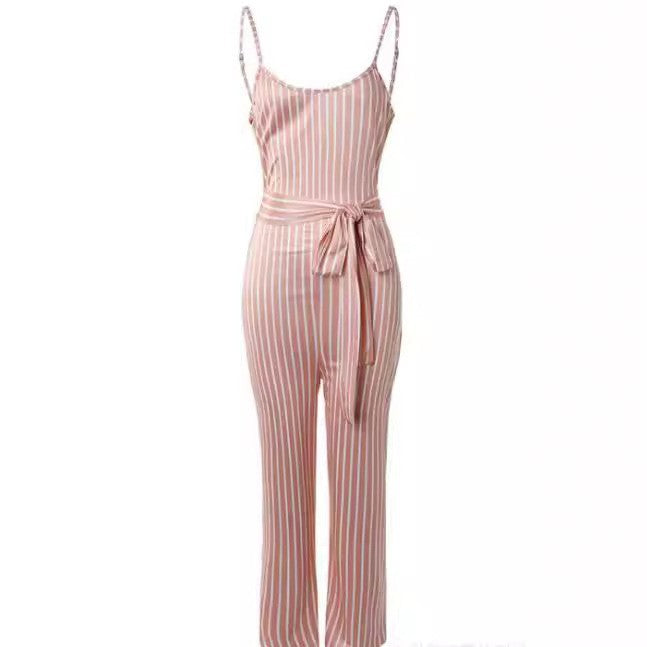 Damen Jumpsuit mit taillierten Schnitt und schmalen Beinen EB