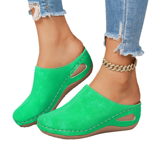 Damen Mules mit ergonomischem Fußbett und modischem Schnitt EB