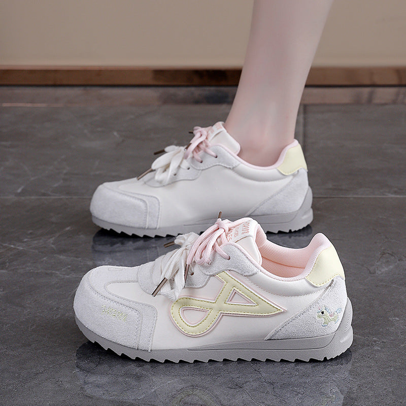 Damen modische Sneakers mit atmungsaktivem Obermaterial und sportlichem Komfort EB