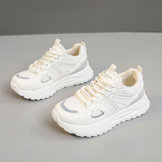 Damen Sportliche High-Top Sneakers mit atmungsaktivem Mesh-Obermaterial und dämpfender Sohle EB
