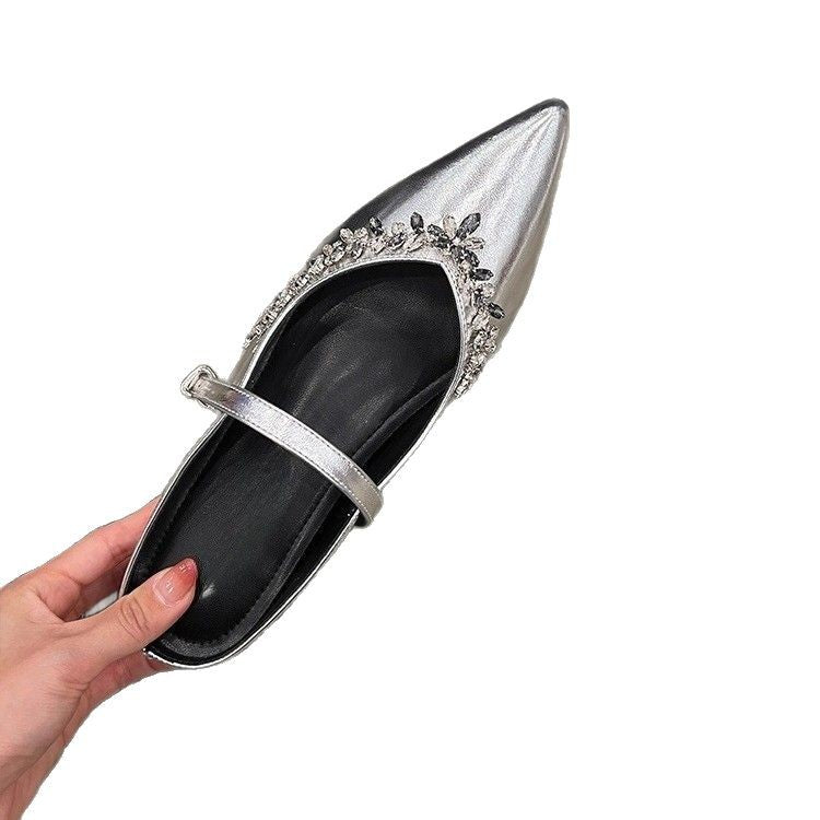 Damen Pumps mit funkelnder Strassverzierung EB