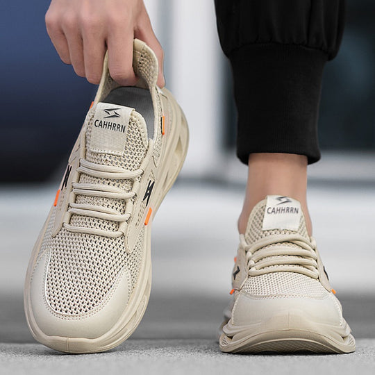 Damen Sportliche Laufsneaker mit atmungsaktivem Mesh-Obermaterial und dämpfender Sohle EB