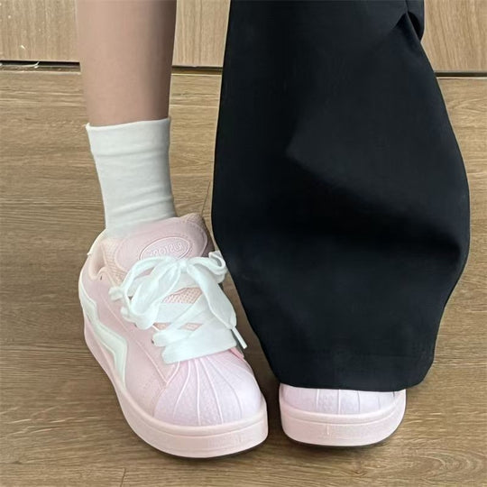 Damen Modische Sneaker mit atmungsaktivem Obermaterial und bequemer Dämpfung EB