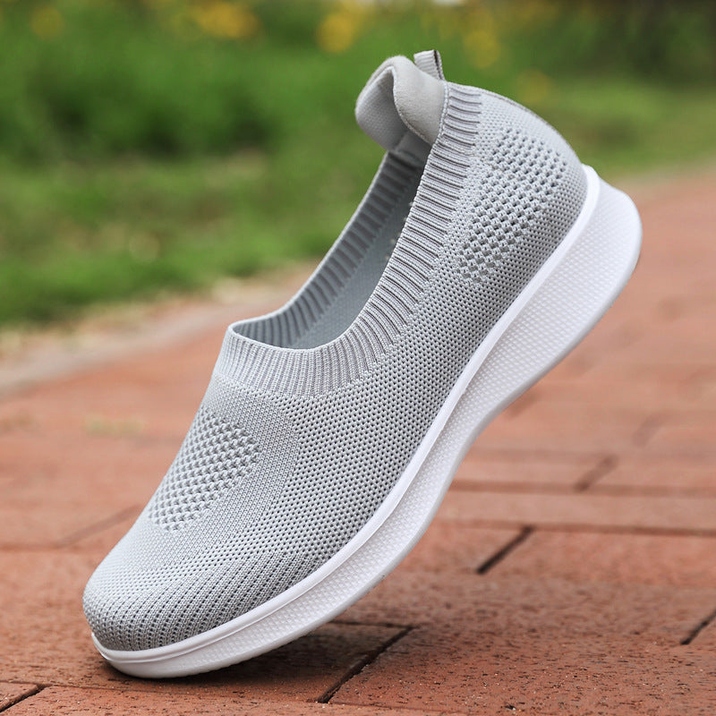 Damen nan nahtloser Slip-On Komfortschuh mit elastischem Maschenobermaterial und federleichter EVA-Laufsohle EB