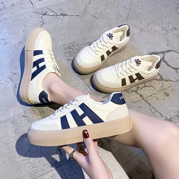Damen Bequeme Sneakers im sportlich-eleganten Design mit atmungsaktiver Oberfläche EB
